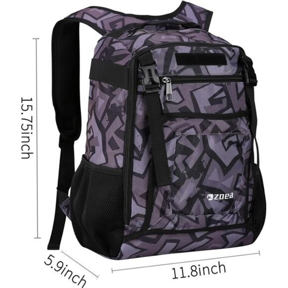 Youth Baseball Bat Bag Backpack, T-Ball & Softball Equipment & Gear for Youth - Picture 3 of 7